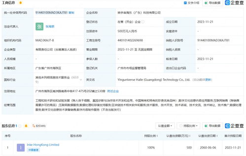映客布局華南，映宇宙海樂科技公司在粵成立，深耕數(shù)字文創(chuàng)應(yīng)用服務(wù)新藍(lán)海
